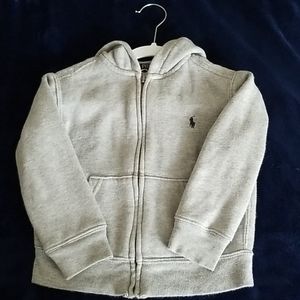 Ralph Lauren Polo hooded sweater. Toddler size 3T